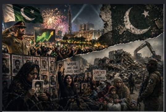 FabiyaGul's tweet photo. The brutal reality of the crackdown on the JKJAAC movement in pakistan -  Jammu &amp; kashmir command of Asim Munir, human rights are being shattered as military force is unleashed on peaceful civilian voices. https://t.co/0kW2kEfImH
