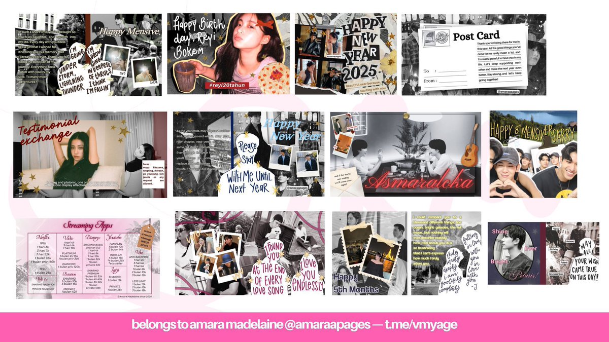 vmyage's tweet photo. [♡]  hi-ello :3 are u lookin for something special wrap in hand? <3 got it only on @amaraapages’s catalog! ; mensive, birthday needs, corat-coret, scrapbook, sticker, fcv, poster, wm, watermark, scribble, etc!

 #zonauang #bealanja https://t.co/1hhcGj1obf
