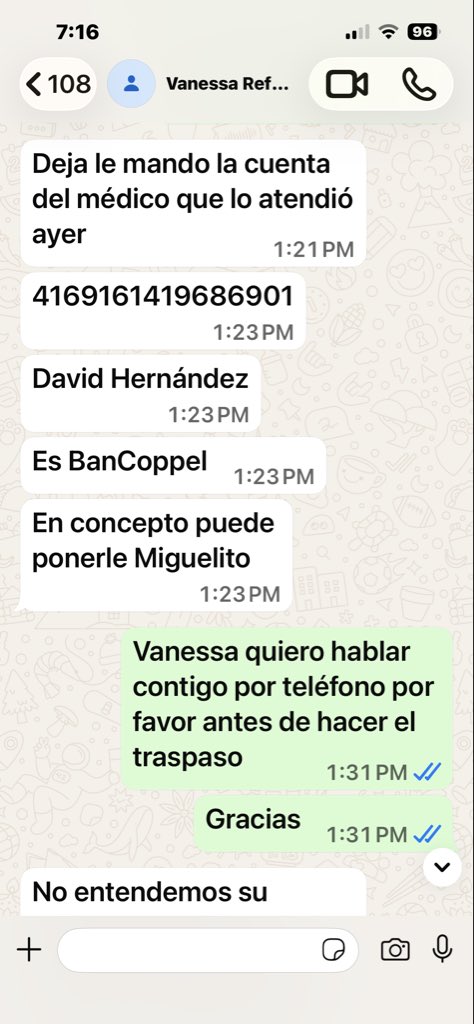 perdimistuiters's tweet photo. No les dones! Son estafadores profesionales! Ya van 8 cambios de nombre en una semana. A nosotros nos estafaron $6200 pesos no caigas plis! https://t.co/qLsxZN7PZr