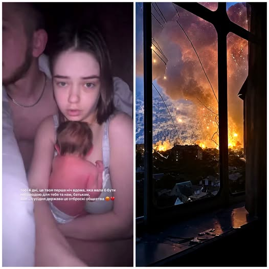 veraizmaylova41's tweet photo. Всего четыре дня назад родился этот малыш. Кажется, впереди первые улыбки, мамины объятия и спокойные ночи. Но вместо этого она провела первую ночь дома под звуки сирен, взрывов и российских ракет, постоянно летели над Киевом.
Эти кадры невозможно смотреть без боли. https://t.co/fYBdXOblOe
