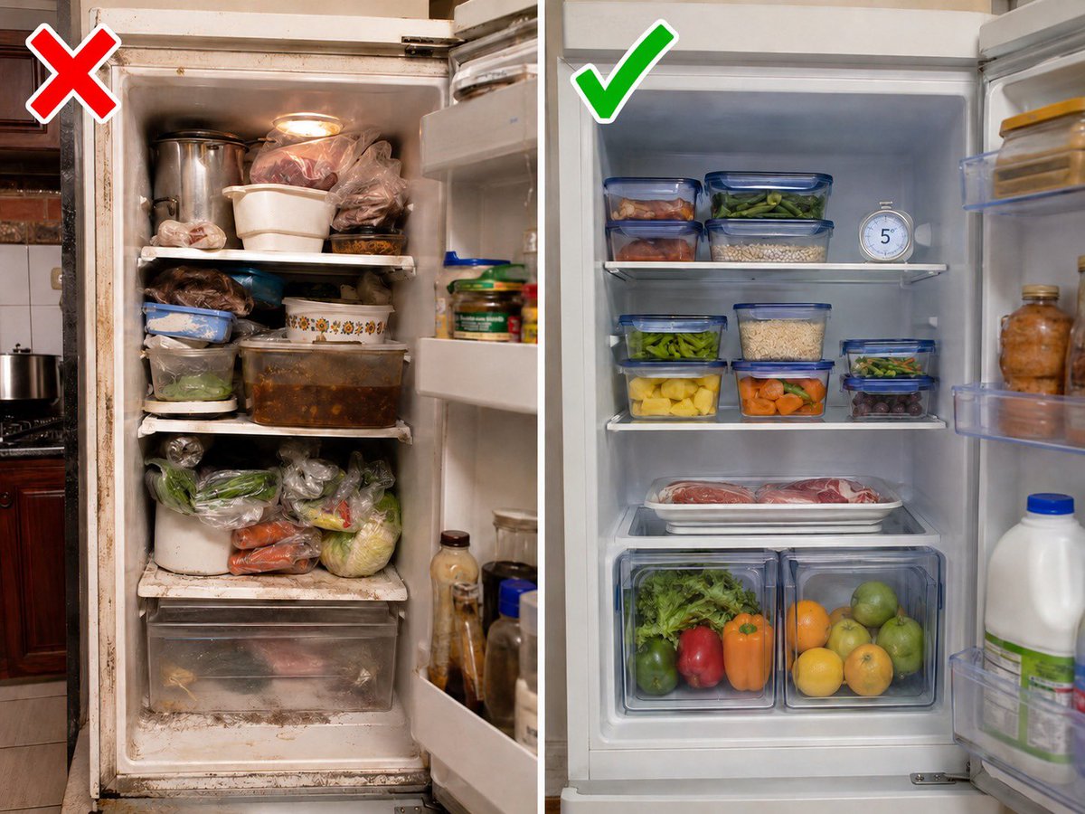 FRAUGANDA's tweet photo. Is your fridge protecting your food or quietly putting your health at risk?

Many common habits, from overfilling the fridge to poor storage of leftovers and raw meat, can increase foodborne illness risks.

Read the full article 👇 https://t.co/5GxWuedTOa https://t.co/KaKVkRvFRE