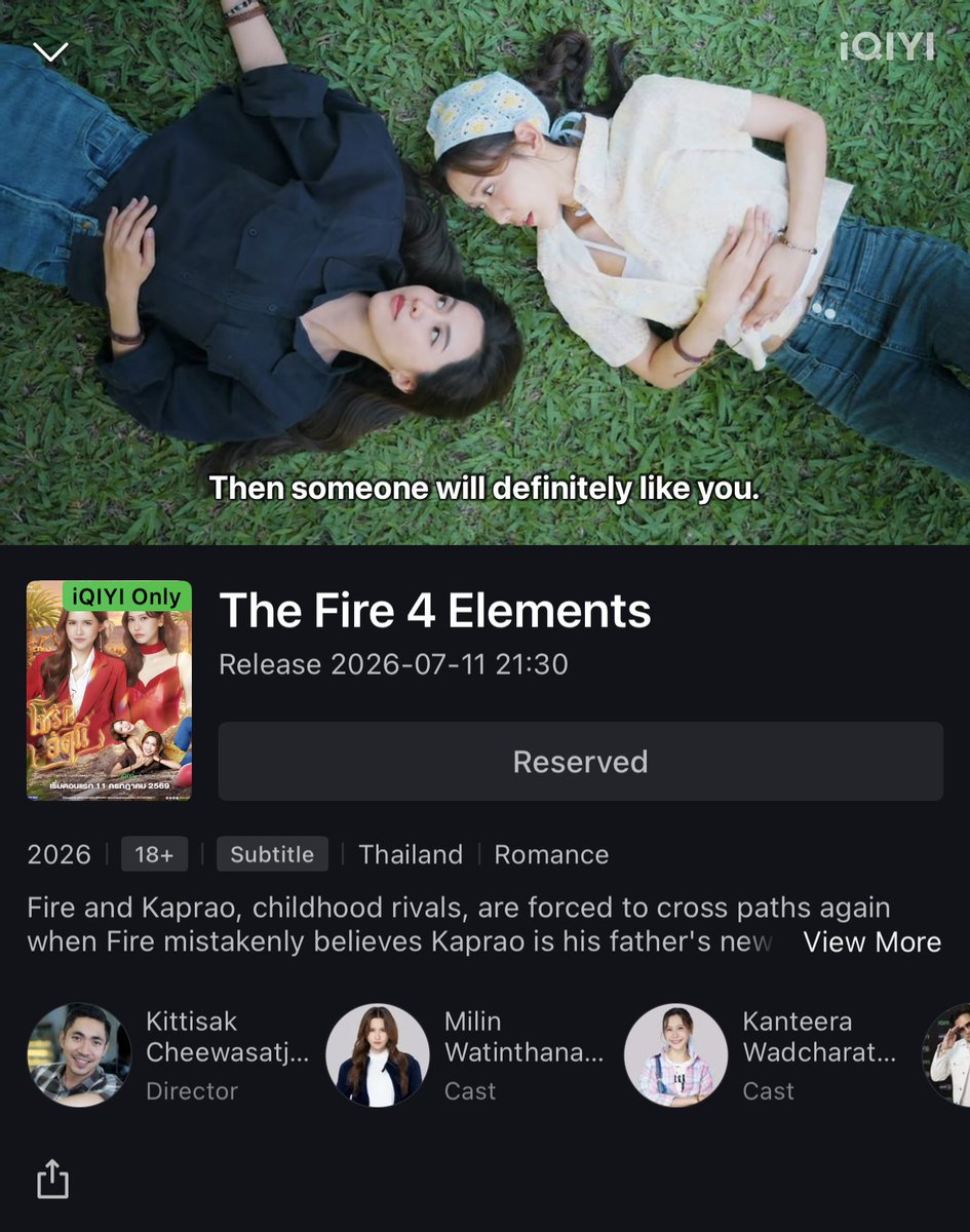 NoeyOfficialFC's tweet photo. The Fire 4 Elements on iQIYI 🔥🌱

🔗 https://t.co/EG3cUrk5Zk

#NamneungMilinD #NoeyKanteera
#NamneungNoey #น้ำหนึ่งเนย 

📱ดูออนไลน์เวอร์ชัน UNCUT เวลา 21.30 น.
บนแอป iQIYI และเว็บ https://t.co/qp77pFbK46 ที่เดียวเท่านั้น

เริ่มตอนแรก 11 กรกฎาคม นี้

#โซ่รักอัคนี
#4Elements #บ้านวาทินวณิช
#NorthStarEntertainment
#iQIYI