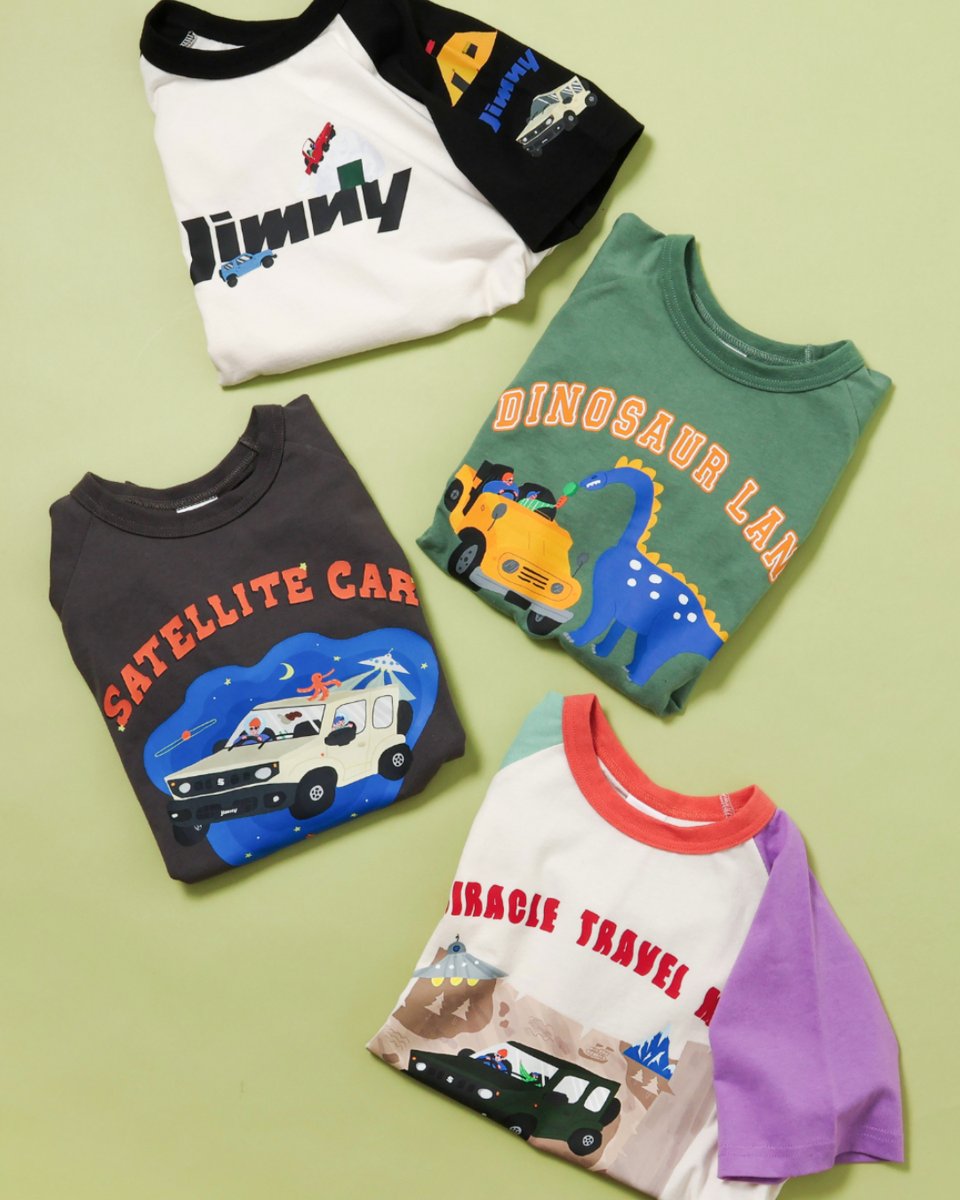 BREEZE_FO's tweet photo. ＼7/10(金)発売／
【SUZUKI Jimny×BREEZE】
パパママとおそろいもOKなかわいらしい世界観のアイテムが登場！
地球も🛸時代も🦖季節も🎅こえて
ジムニーにのってミラクルトラベルしてみない？🚀✨

特集▷https://t.co/FMnL5HNssj
※発売日時は前後する場合あり https://t.co/aCSMgGRVxI