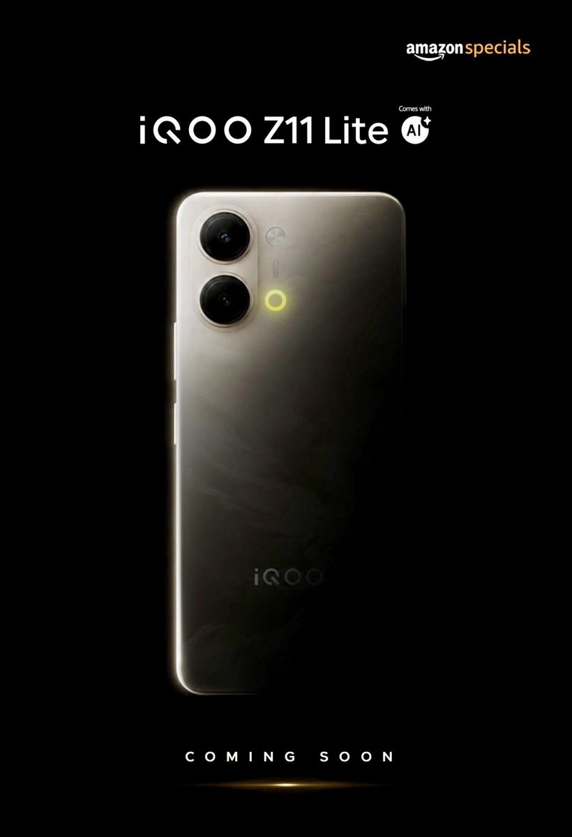 RVAGamingg's tweet photo. iQOO Z11 lite 5g 🔜🇮🇳 📱

• Dimensity 6300, UFS 2.2 ⚡
• 6500mAh 44W 🔋
• 6.74" HD+ LCD with Notch, 1200 nits brightness 📺
• 50MP main 5MP 📸
• Single speaker, IP65 🔊💧

Expected price ~15K 💸

#iQOOZ11lite #iQOO #OriginOS https://t.co/FHO7j3S9Yf
