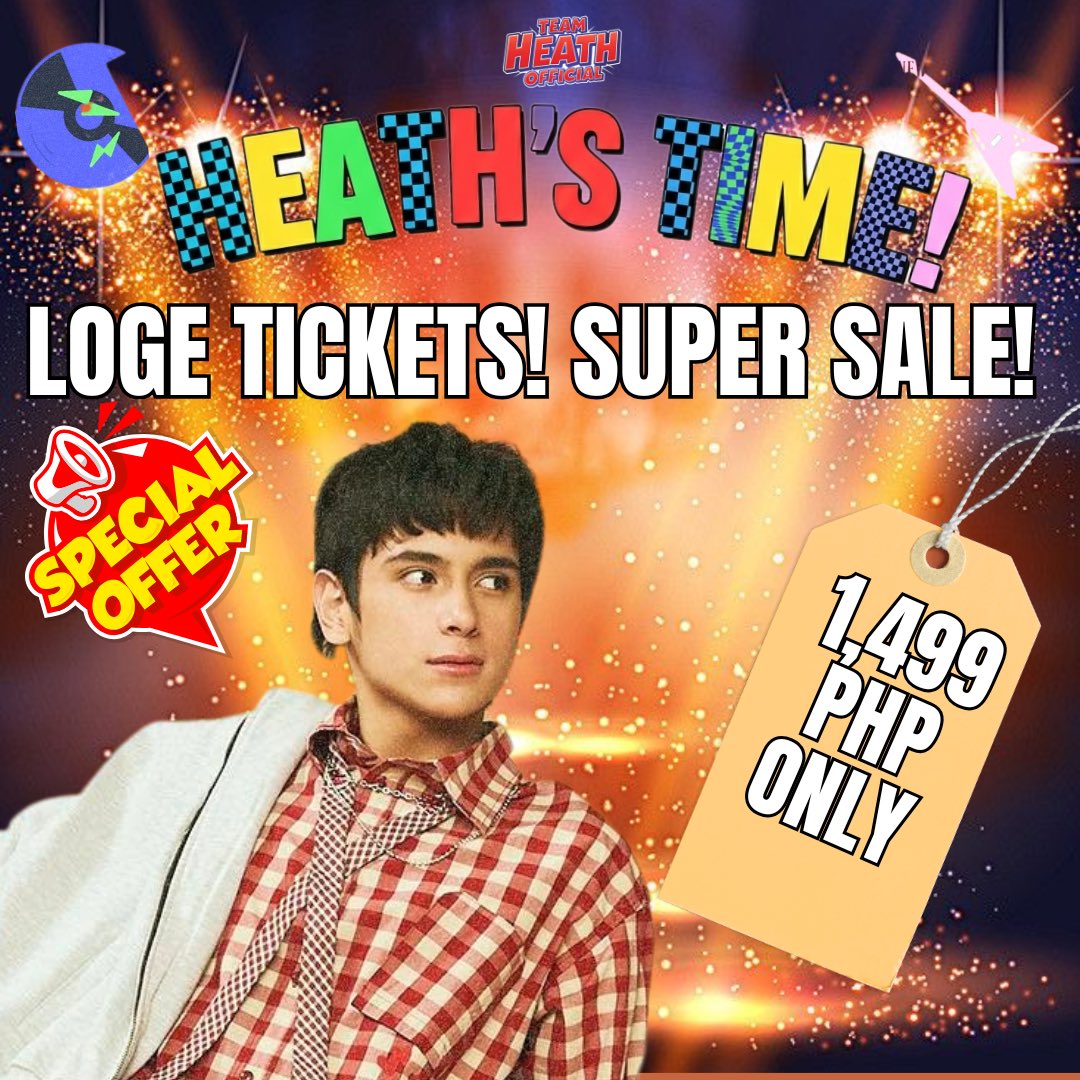 TeamHeathOfc's tweet photo. LOGE TICKETS FOR SALE❗️❗️❗️

₱1,499 PESOS ONLY❗️❗️❗️

DM us or comment down below if interested!❤️🔥 https://t.co/JrS3AddQ7r