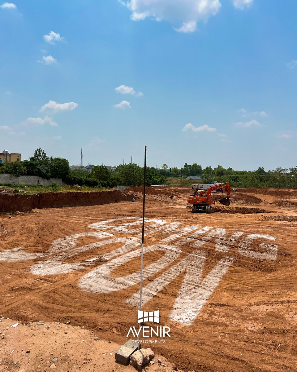AvenirDev's tweet photo. The groundwork is officially laid for our highly anticipated new residential project! Stay tuned with Avenir Developments as we transform this expansive site into a premium modern residence you'll love to call home. https://t.co/CDfD5NeZ6B