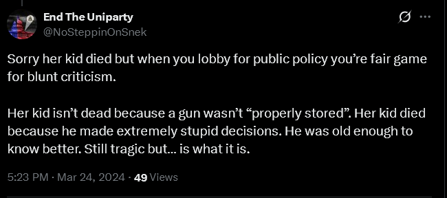 BestTrixieCat's tweet photo. @NoSteppinOnSnek @curry_triplett @EvanAKilgore @Iwendtster This you saying that a 12 year old who killed himself was stupid? https://t.co/k4TT8He7Jl