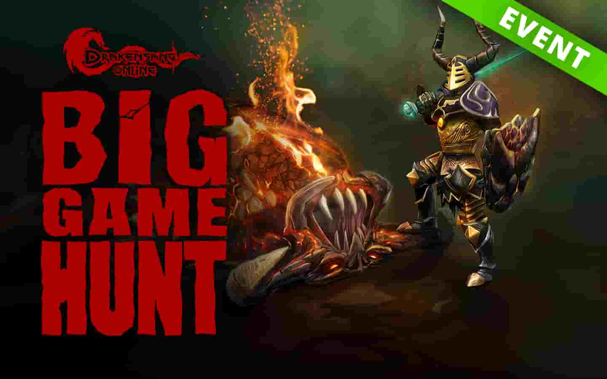 F2Pcom's tweet photo. Drakensang Online Big Game Hunt Event https://t.co/2DnjIQ4TZR and https://t.co/NLfM5SvFNa offer for all the users for Drakensang Online, the Drakensang Online Big Game Hunt Event from 9th July to 22th July. #Drakensang #drakensangonline #MMORPG #bigpoint #gamemmo https://t.co/a0UeautxId