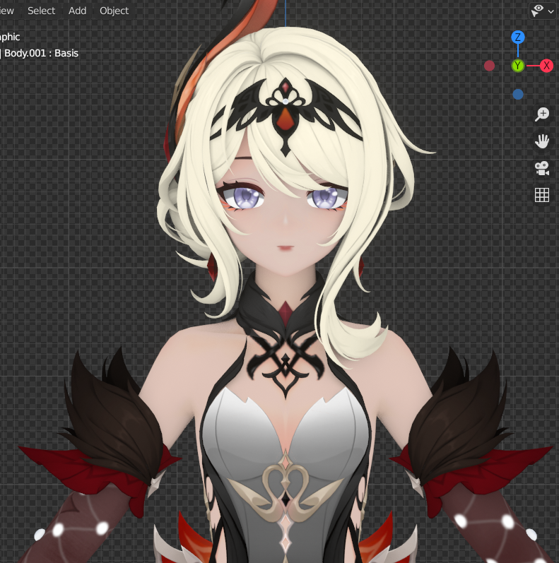 SHSL_Stylist's tweet photo. Odette but she’s La Signora. #GenshinImpact #Odette #LaSignora #recolor #3D https://t.co/BcCnGCfDKj