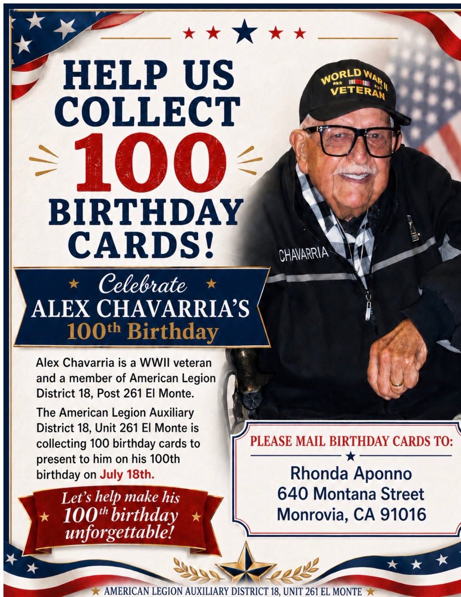 Gabbs022's tweet photo. @Dodgers, one of your biggest fans is turning 100! Please send him birthday wishes #WWIIveteran #armyveteran #americanlegion #dodgers #dodgersfan @mookiebetts @kikehndez @maxmuncy9 @Alex_Vesia @OrelHershiser @ClaytonKersh22 @THEREAL_DV @Joe_Davis @StephenNelson https://t.co/CTkPh4UrwX