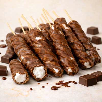 saisinnosweets's tweet photo. 冷蔵庫にこれが入ってるだけで、今日も頑張ろうって思える🍫 ふわふわマシュマロ×パリッとチョコの組み合わせは反則…。気づいたら手が止まらない。 https://t.co/8NyLEWpUnX