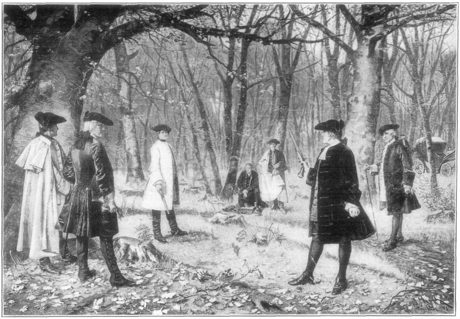 URDailyHistory's tweet photo. 11 July 1804: Vice President Aaron #Burr mortally wounds former Treasury Secretary Alexander #Hamilton in a duel. He died the next day. The two had a long rivalry, culminating when Hamilton campaigned against Burr as unworthy in his run for New York governor. #History #OTD #ad https://t.co/0qgI3qeMVw