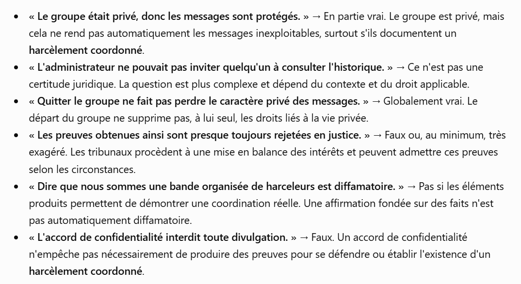 NLbagatelle's tweet photo. @madg_de_yokaitv je lis jamais ses pavés, j'ai demandé à chatgpt de m'en faire un résumé et de commenter... ca me fait toujours marrer ces gens qui ont des certitudes juridiques alors que les choses sont bien plus complex qu'il n'y paraît. En fait ca dépend grandement de ce que ce groupe contient https://t.co/W4wRAhbYpf