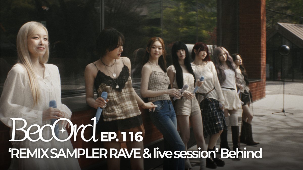 Billlieofficial's tweet photo. [🎥]
[BecOrd] EP.116 | 'REMIX SAMPLER RAVE &amp; live session' Behind

🔗 https://t.co/ySFY228Yf3

#Billlie #빌리
#ZAP #Billlie_ZAP
#WORK #Billlie_WORK https://t.co/l8tGsklfWS