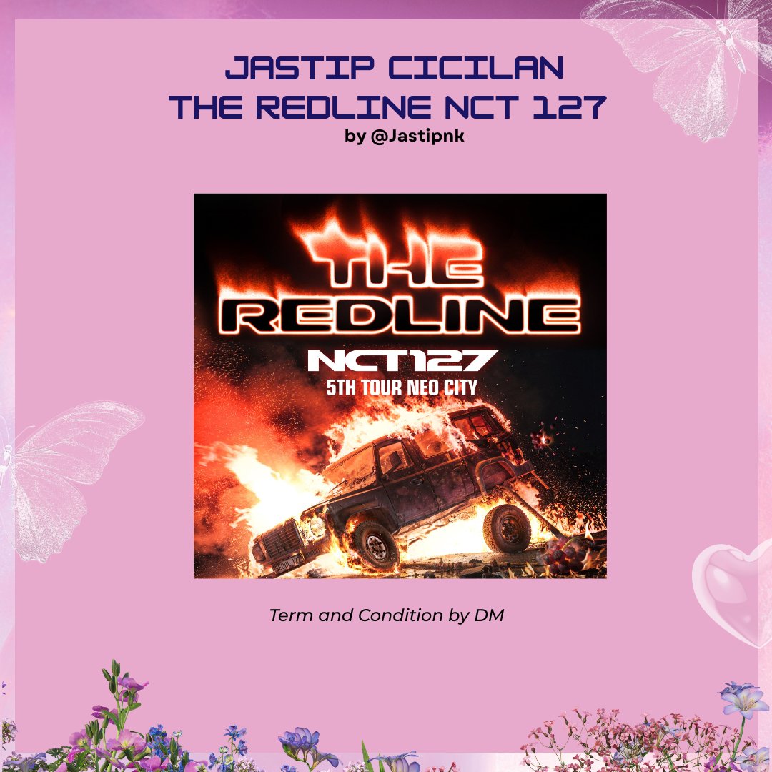 jastipink's tweet photo. JASTIP CICILAN THE REDLINE NCT 127 JAKARTA

Hai! Kami open jastip cicilan yah guys, seperti biasa, detail cicilan akan kami share nanti setelah seatplan keluar. Namun, bisa untuk tanya-tanya dan amankan slot kalian dulu ya di dm. Slot terbatas

Bisa cek di pin twitter testinya <3 https://t.co/0krD6d0hFO