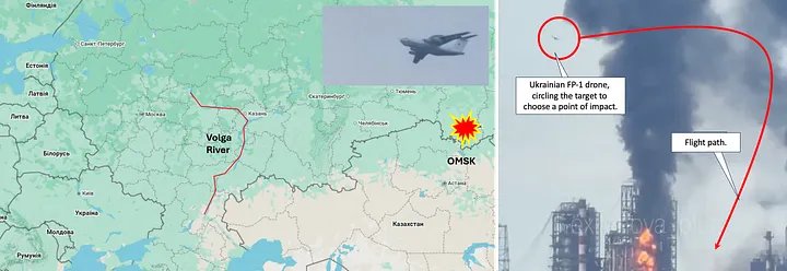 francescoproia's tweet photo. Un paio di cose da sottolineare sull'attacco alla raffineria di Omsk.

La raffineria rappresenta il 10% della capacità produttiva russa, ma questi sono i numeri relativi a quando tutte le raffinerie russe lavorano a pieno regime. 
Adesso, che il 47% delle raffinerie è fuori uso o opera a mezzo servizio, la percentuale di questa raffineria era vicina al 20%.
Quindi questo "colpo" vale doppio.

Inoltre l'attacco è stato mirato, e ha colpito la colonna di preriscaldamento, l'unità di distillazione, la colonna di strippaggio, l'unità VDU e la colonna di purificazione del prodotto finale, tutti i componenti e le infrastrutture più critiche, e difficili da riparare della raffineria.
I pezzi di ricambio per riparare le unità, infatti, vengono prodotti solo in Occidente e sono soggetti a sanzioni, quindi sarà impossibile procurarseli.
O quantomeno sarà molto difficile e i tempi saranno più lunghi.