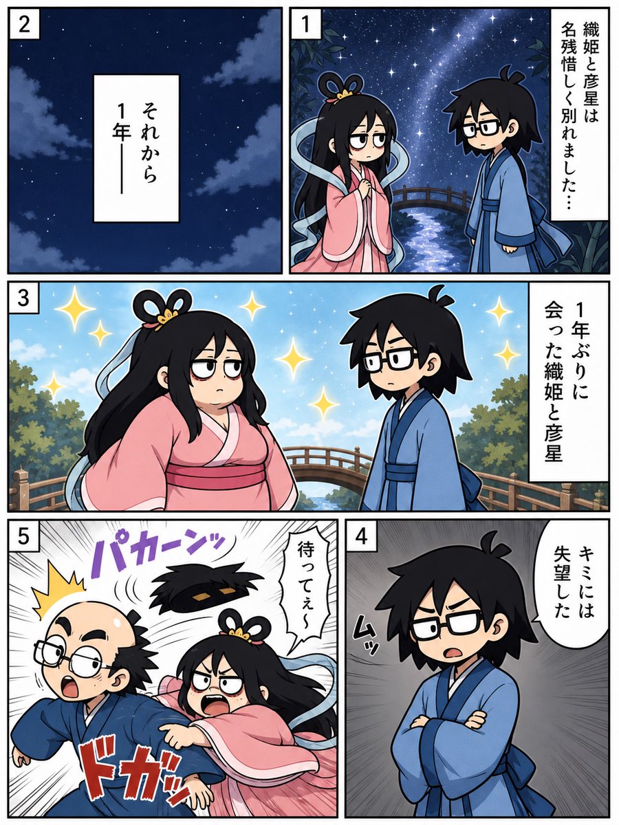 Tanabata Reunion Manga Page