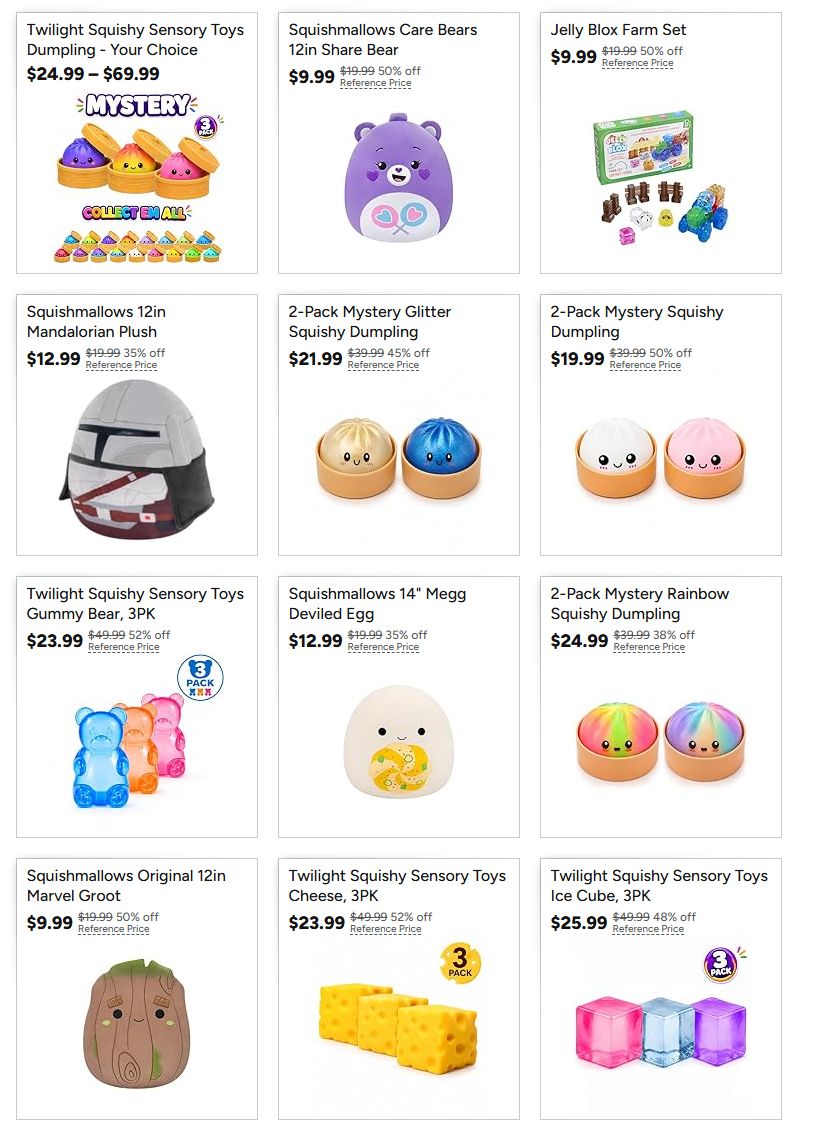 Wario64's tweet photo. Squishy, Sensory, and More Toys sale on Woot (spend $50, get an extra $10 off w/ code SQUISHTEN) https://t.co/EynVxs4L8a #ad https://t.co/0vsnDajIcV