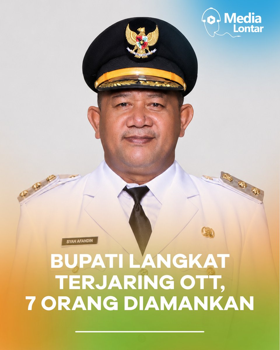 MediaLontar's tweet photo. KPK masih mendalami dugaan korupsi usai OTT di Langkat yang menjaring tujuh orang, termasuk Bupati Langkat Syah Afandin.

#KPK #OTT #Langkat #BupatiLangkat #NewsUpdate #Hukum https://t.co/PLuqL1AUUK