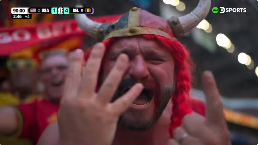 da_alemf's tweet photo. USA vs Belgium , this uncle freaked out 😀 https://t.co/qUKdSR94DK