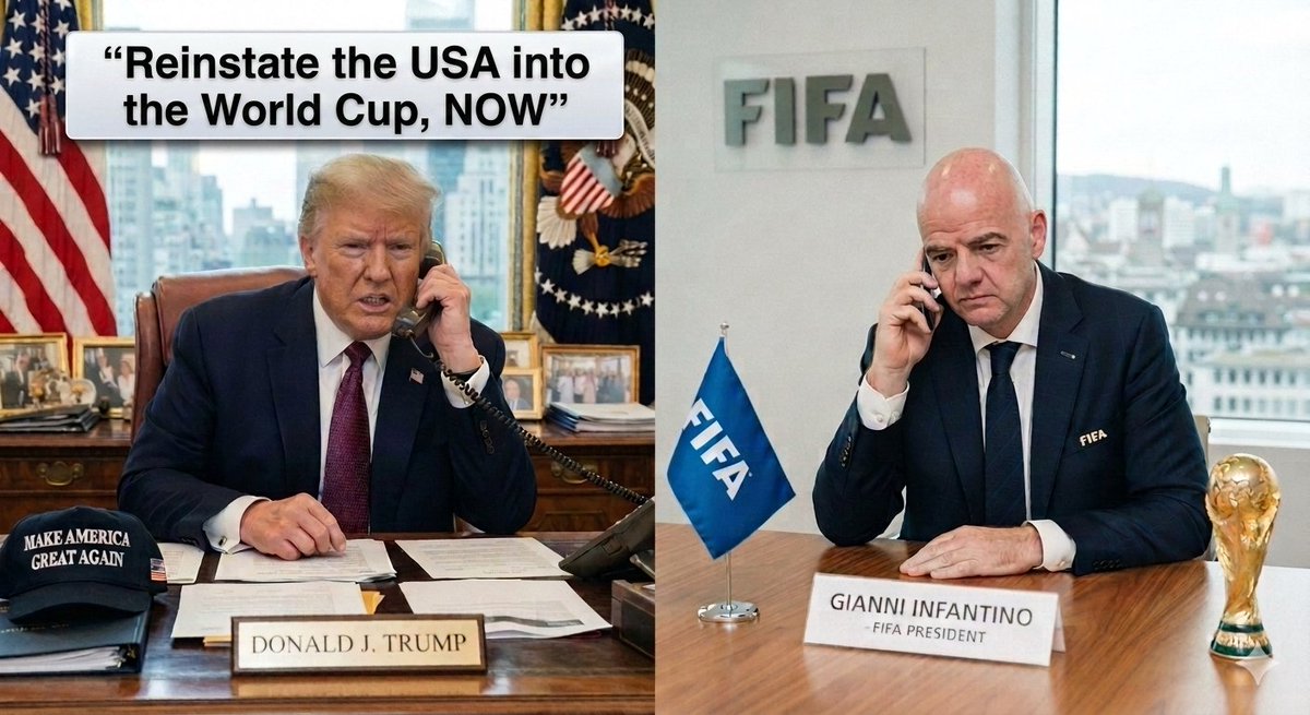 t_maratahelele's tweet photo. @BelRedDevils Don't celebrate just yet. Trump is cooking something. https://t.co/u0mhr7MXe6