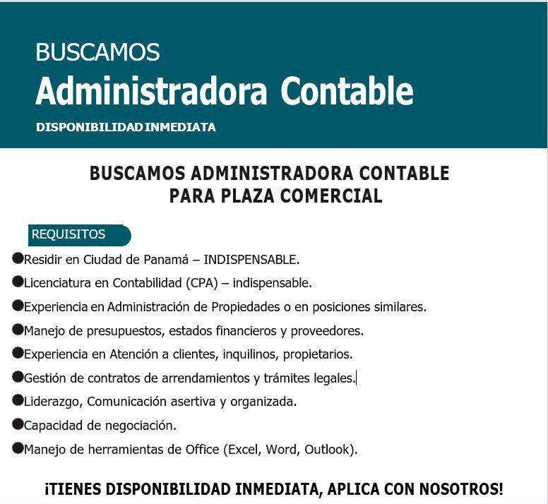 empleoscvpanama's tweet photo. Preparador(a) de Vehículo
https://t.co/hMcZUe1eDP

Analista de Control de Calidad
https://t.co/szd90HGWBJ

Administradora Contable
https://t.co/4ZG74xi2TO

#cvpanama #panama #empleospanama #Vacantes #empleos https://t.co/AEU3IAaEoh