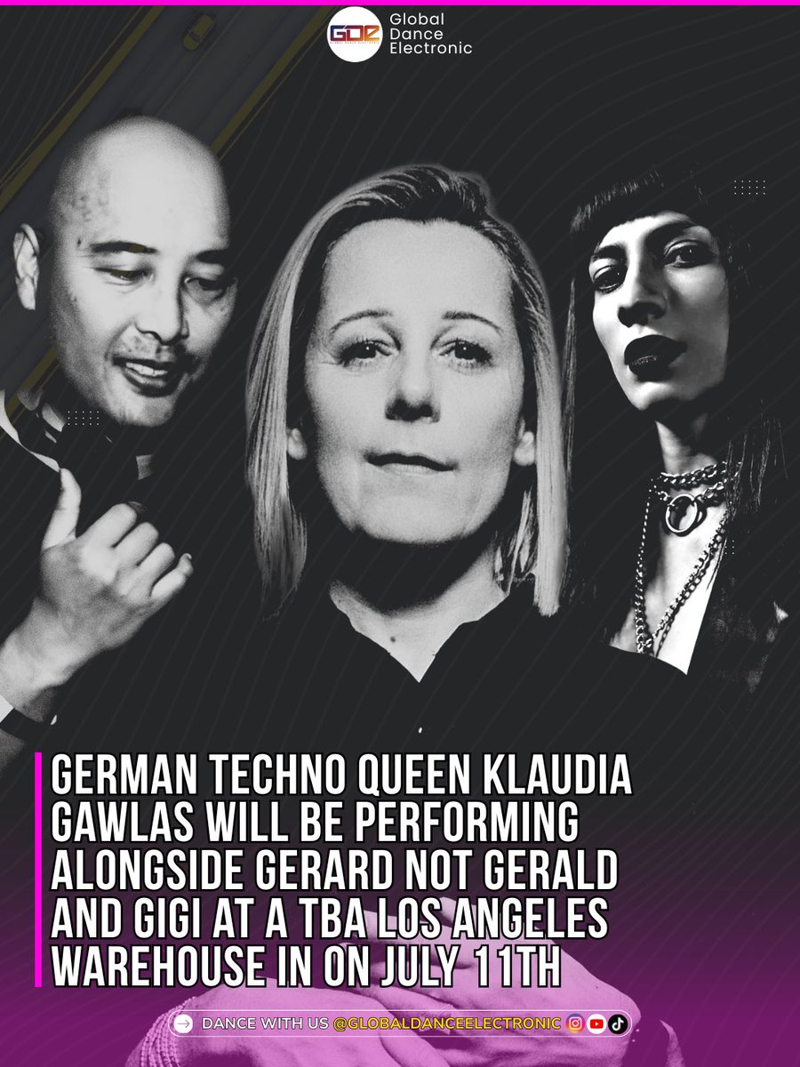ILUVINCOGNITO's tweet photo. Saturday July 11 with the German Queen Of Techno @KlaudiaGawlas plus @GerardNotGerald b2b @gigi_fixvtion 

🎟️ Tickets: https://t.co/IrvNyWmWJr
 
#techno #iluvincognito #klaudiagawlas #launderground #laafters https://t.co/SlU8WKym02