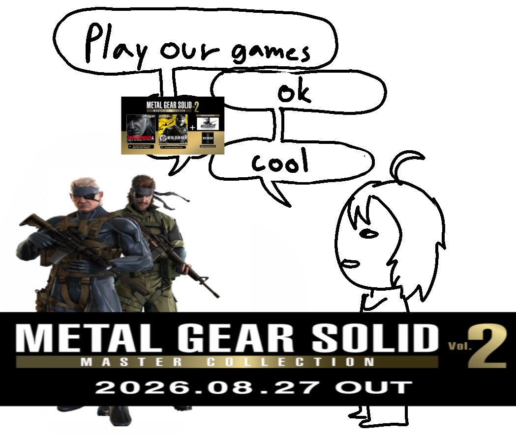 milktst's tweet photo. MGS Master collection 2 soon https://t.co/Ofzh6bmtxh