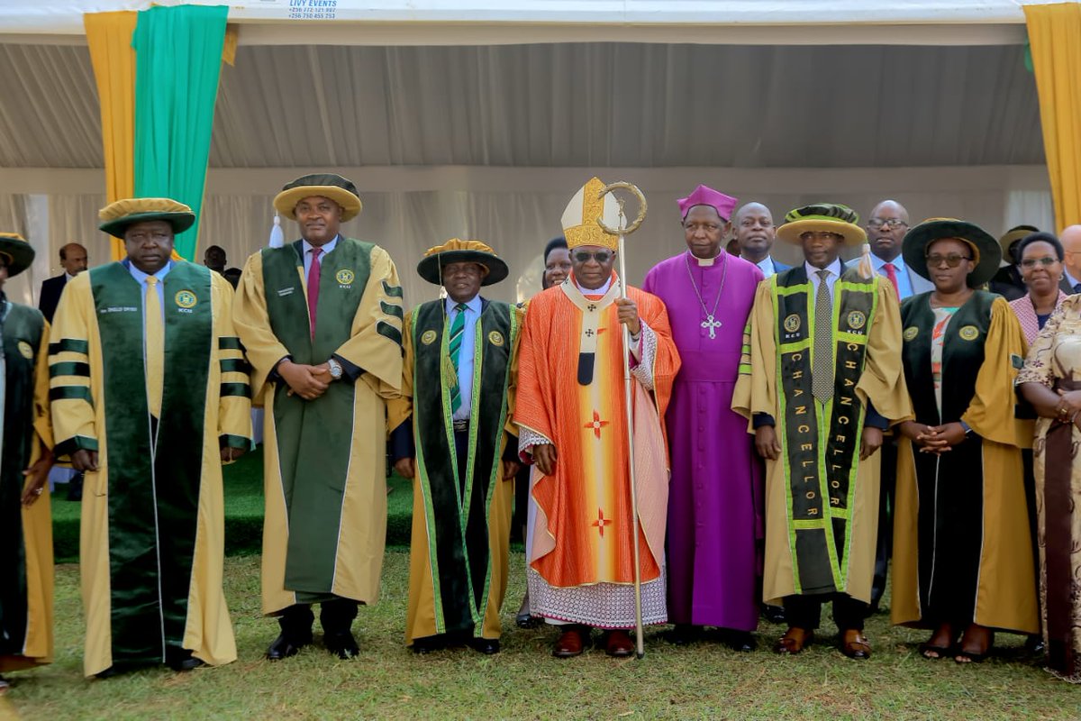 CeasorMulenga's tweet photo. "Glorious things are spoken of you, O city of God." — Ps 87:3.

​A magnificent tapestry of joy unfolded at the KCU 6th Graduation Ceremony! Our deepest gratitude to all who attended, followed us on Tayari West, UBCTV,  Bukedde TV & Online, on Friday July 3rd 2026; your love and prayers transformed this milestone into an unforgettable testament to God’s enduring goodness.

LARGE THANKS

​#KCU6thGrad
#Class2026  #TheCityofGod