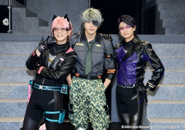 animatetimes's tweet photo. Action Stage「エリオスライジングヒーローズ」-New Dawn- が開幕！　#稲垣成弥 さん #安里勇哉 さん #馬場良馬 さんの囲み取材＆オフィシャルレポートが到着

#エリステ #エリオスR

https://t.co/tB7MT77lHK https://t.co/9fRKQU3tC8