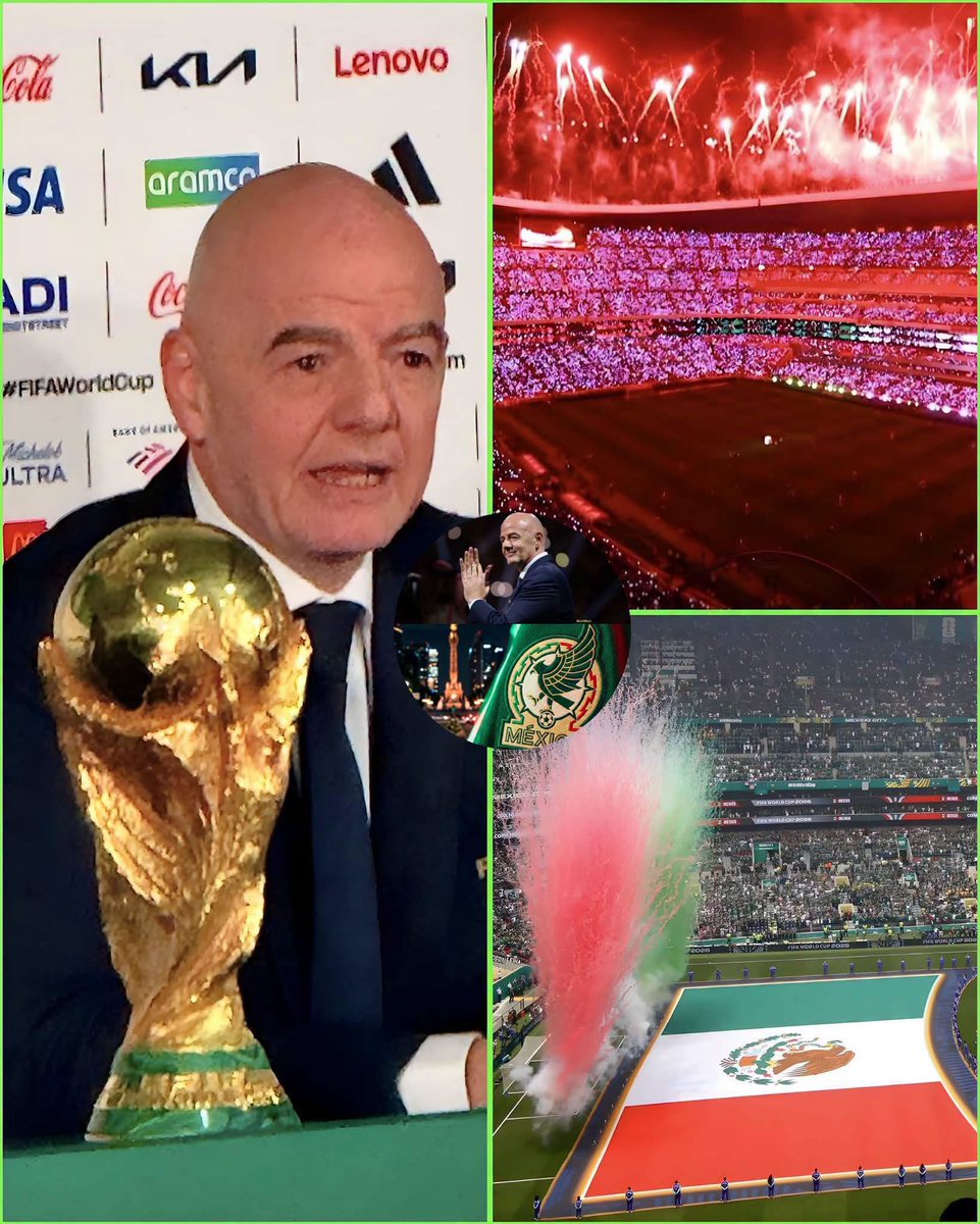 iqsolita's tweet photo. 🚨¡¡BOMBAZO MUNDIAL 2038 EN MÉXICO!!🇲🇽

Mexico sera la sede del Mundial 2038, que volverá a manos de CONCACAF por elección de Gianni Infantino que quedó maravillado con la afición mexicana.

12 años en los que se tiene planeado la construcción de 3 estadios de primer nivel en México, además de los 9 que ya están listos para recibir una Copa del Mundo con sus respectivas adaptaciones:

🏟️ Estadio Azteca 
🏟️ Estadio Guadalajara 
🏟️ Estadio Monterrey
🏟️ Estadio Veracruz
🏟️ Estadio Mazatlán 
🏟️ Estadio Torreón 
🏟️ Estadio Toluca
🏟️ Estadio Puebla
🏟️ Estadio Aguascalientes 
🏟️ Nuevo Estadio Tigres
🏟️ Nuevo Estadio Cruz Azul
🏟️ Nuevo Estadio Tijuana 

Si algo ha quedado claro, es que las 3 sedes Mexicanas fueron las mejores del Mundial de 2026, con increíbles ambientes y derramas económicas para la FIFA que llenó sus bolsillos. Más de miles de millones de DÓLARES 💸 de ganancias en México.

🏗️ La nueva infraestructura del pais en el 2028 será más que suficiente para albergar un evento masivo en las grandes ciudades nacionales.

¡¡EL MUNDIAL REGRESA A MÉXICO!!🟩⬜️🟥

#mexico #copadelmundo #worldcup #FIFA #mexico2038