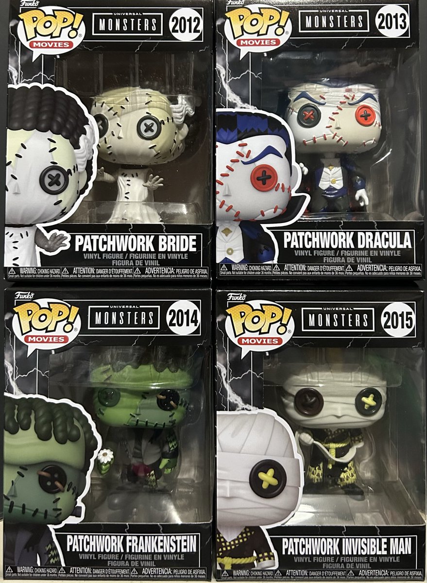 IMonsters3's tweet photo. It was both #MonsterMonday and #MichaelMyersMonday when these arrived on #MailMonday (alright that’s one too many 🤦🏻♂️😆)
#MichaelMyers #Halloween #PIX
#Dracula #Frankenstein #Bride #InvisibleMan #UniversalMonsters #Funko https://t.co/mRYuLu4ICm