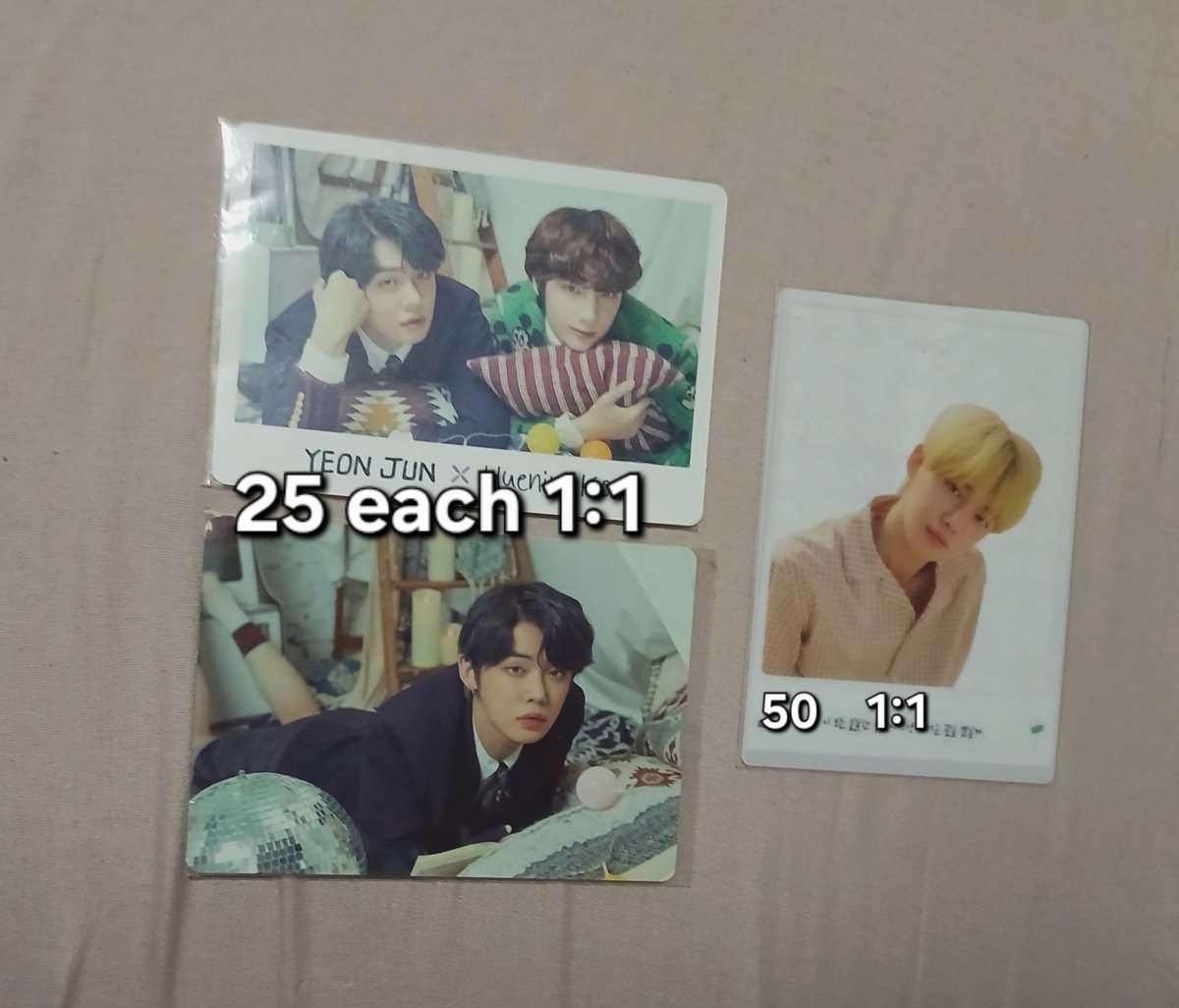 TubatuAlex's tweet photo. 7.7 Sale
wts lfb ph
ONHAND QUITTING SALE 

• most are in mint condi
• onhand
• dop:preferably payo, can do 3days dop
• reply/dm "mine"!  
• xsensi
• will give official freebies bulk buyers
• prices until today 7.7

Port photocards txt hueningkai yeonjun subway pc pc https://t.co/SwSOuAo9x4