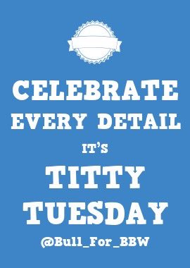 Bull_for_BBW's tweet photo. TITTY TUESDAY THREAD
Girls don’t worry about your size or shape, I’m here willing to celebrate every single bare tits pics or clips you’ll post 😍 https://t.co/B2pLQ1nr7v