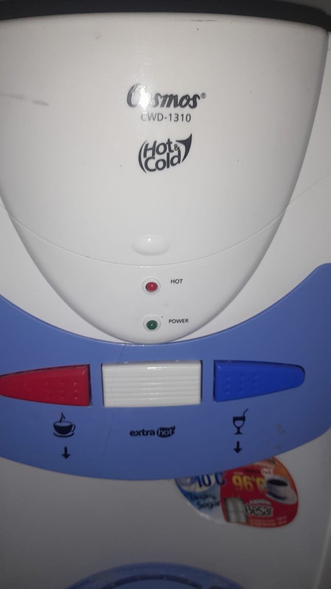 uchigisele's tweet photo. WTS DISPENSER COSMOS
area : SOLO UNS
dibeli guys cosmos CWD-1310 hot &amp; cold
300K AJA BISA NEGO https://t.co/vvN6SOPzRh