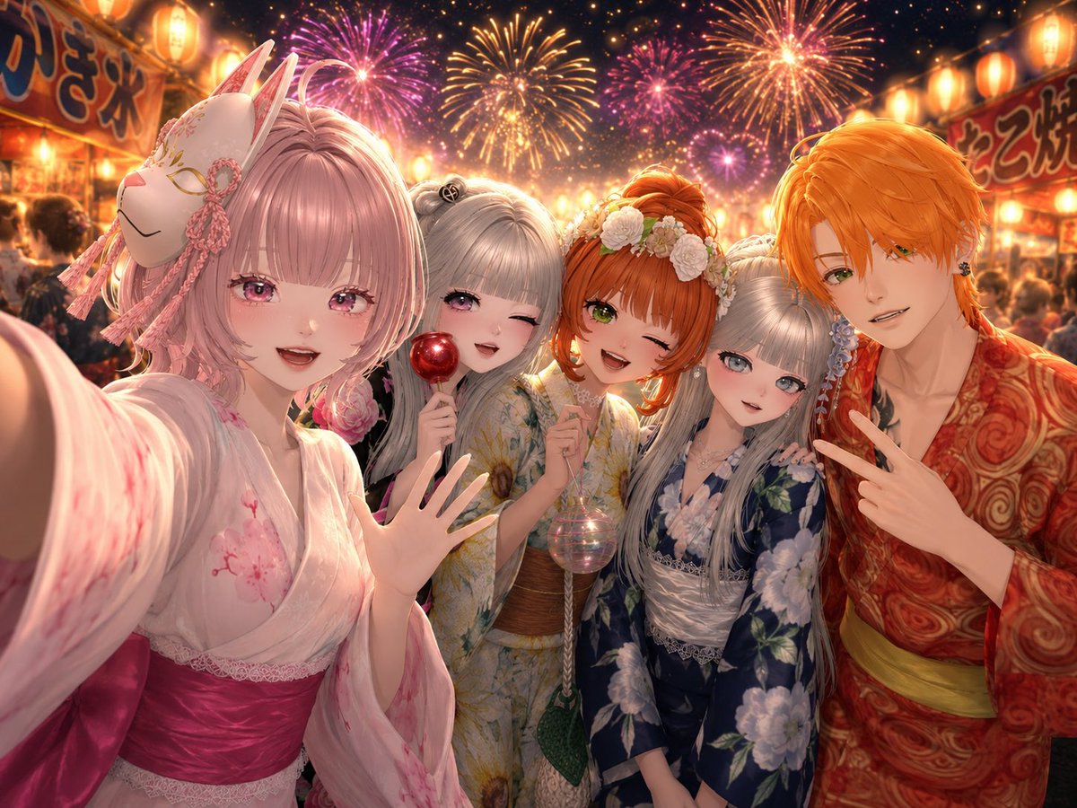 K_zpt_'s tweet photo. とよちゃん浴衣姿ありがとう🤝
ゆずちゃんでお願いしてるのに
ずっとやまちゃんになるのはなぜ？？？
みんな可愛くて生成がとまらないっ https://t.co/Cb1r46zhhp