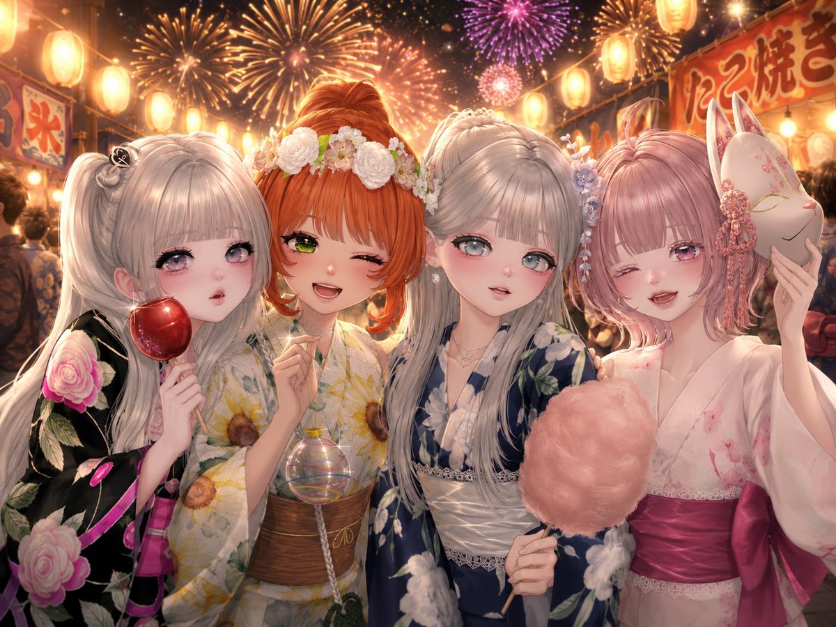 K_zpt_'s tweet photo. とよちゃん浴衣姿ありがとう🤝
ゆずちゃんでお願いしてるのに
ずっとやまちゃんになるのはなぜ？？？
みんな可愛くて生成がとまらないっ https://t.co/Cb1r46zhhp