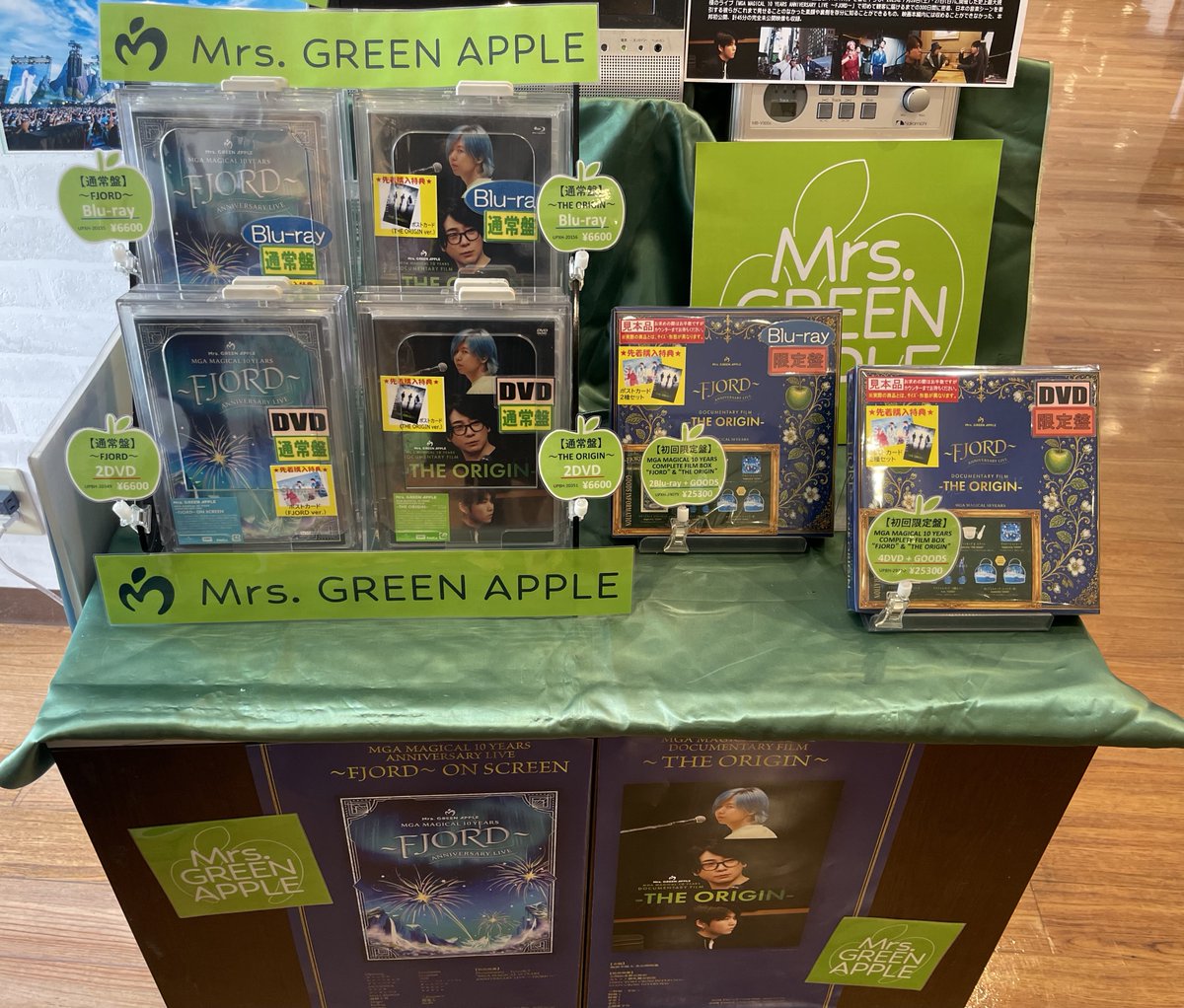 新譜入荷】 Mrs. GREEN APPLE New Blu-ray & DVD ✨MGA MAGICAL 10