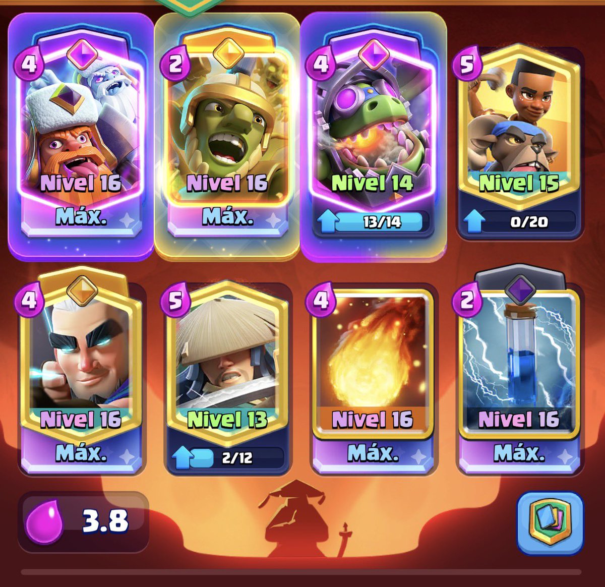 FTV_Marty's tweet photo. Mazos con ronin ✨

#clashroyale #mazos #deck #ronin https://t.co/HRqrI3ReBk