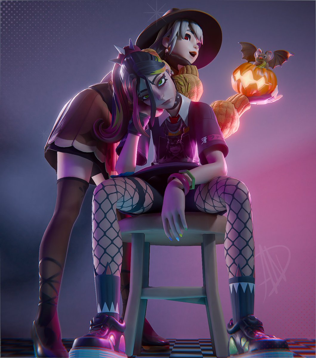 andr3w_med's tweet photo. Yeah... maybe... I love this ship too much, its my headcanon.
Helsie and Lexa! 
.
.
.
#Fortnite #FortniteArt #Lexa #Helsie https://t.co/VMb7dgY8nT