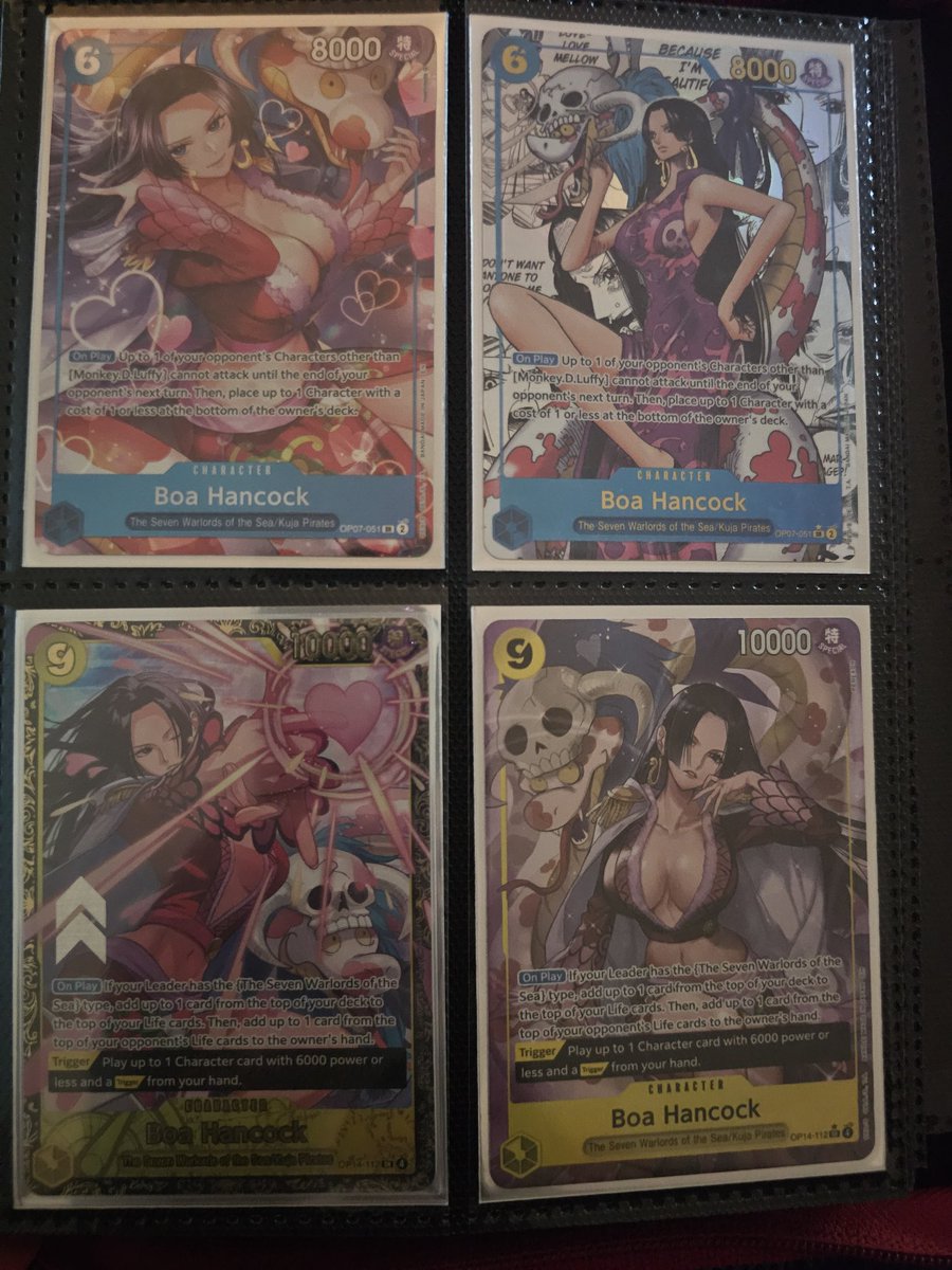 15gpadilla's tweet photo. @denzcyw As a Boa Hancock collector, I like my top OP14 top 64, but will definitely aquire if the green 7c comes over to English. https://t.co/qI0lHGJNru