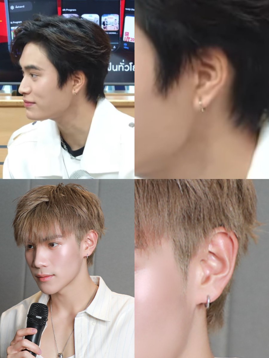 APHIN_NAKA's tweet photo. ถ้าวันนึงเจมโฟ้ดใส่ต่างหูคู่กันจริงผมจะอยู่ไงวะ https://t.co/zdaHB1sHsp