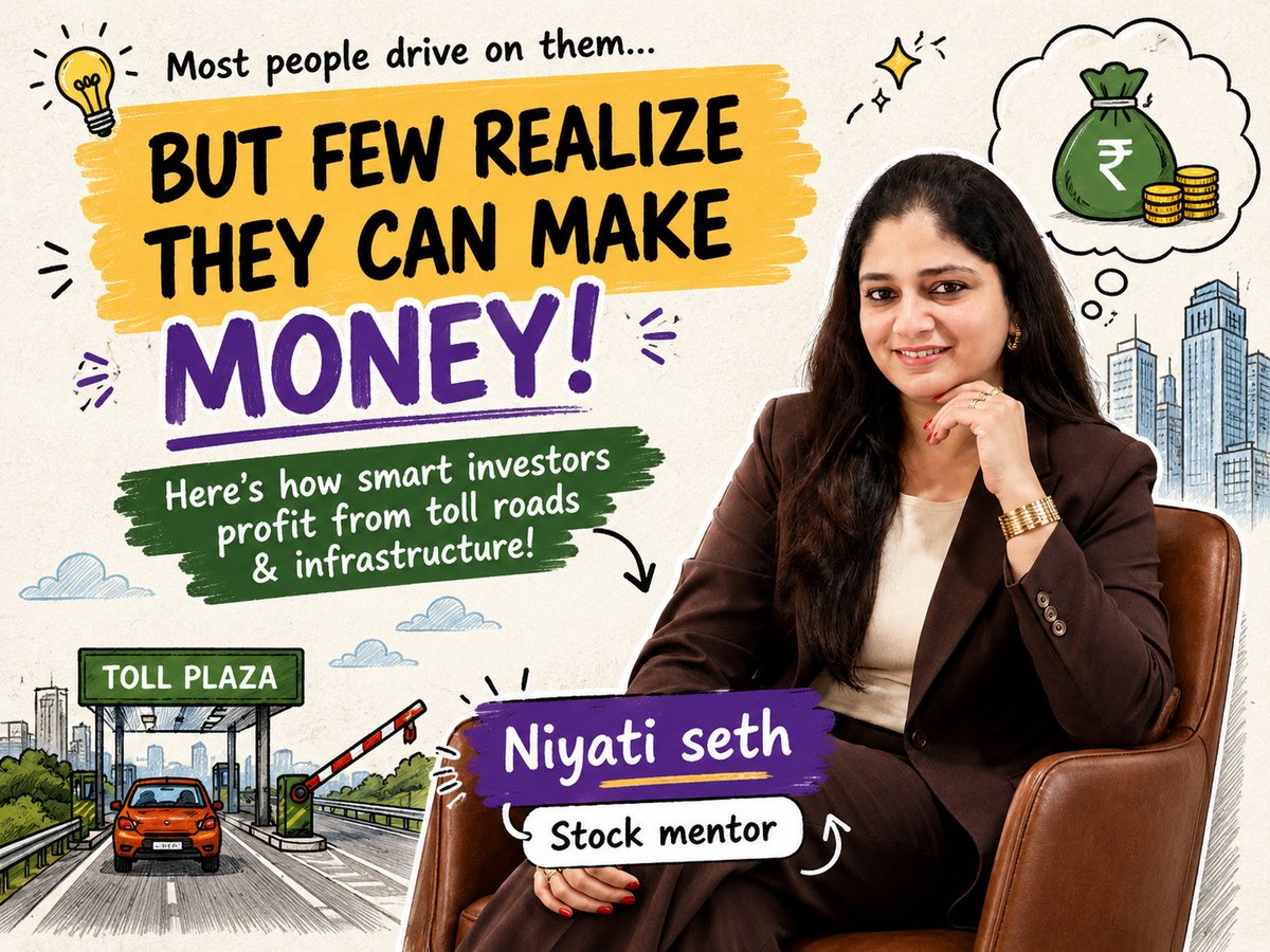 mmt_courses's tweet photo. Ever thought about earning from toll plazas? 🛣️💸

With InvITs (Infrastructure Investment Trusts), you don't build roads or collect tolls. You simply invest in completed infra assets and earn steady cash flows from the revenue they generate! 📈

#InvITs #PassiveIncome #Infra https://t.co/kBFrRu3hJI