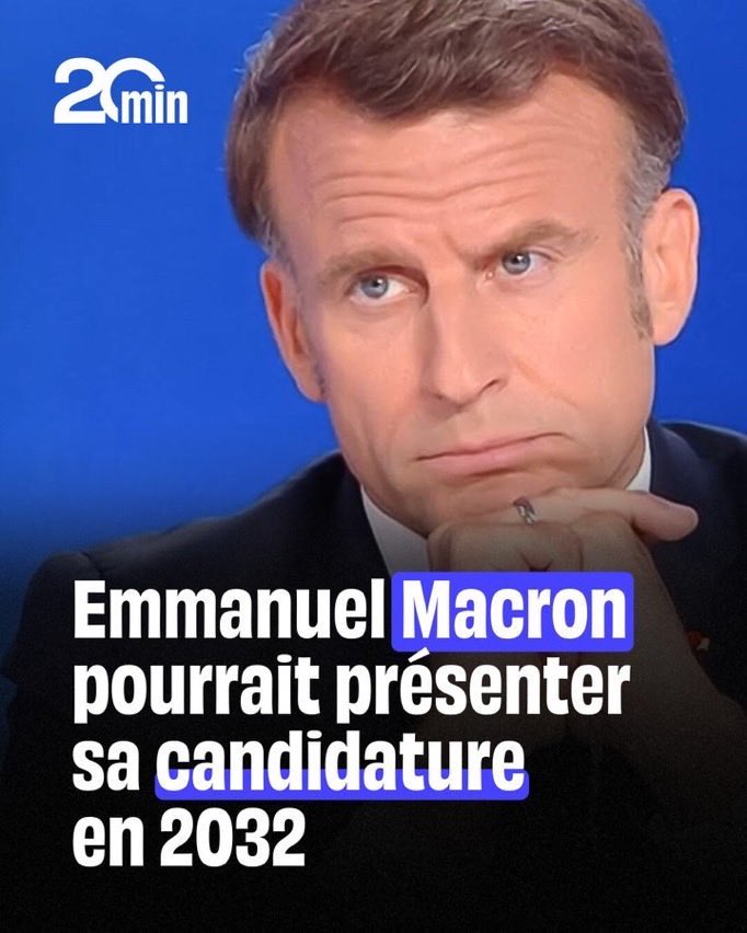 TBNewsFr's tweet photo. 🚩Pourriez-vous voter pour Emmanuel Macron en 2032 ? https://t.co/gdqBs55E70