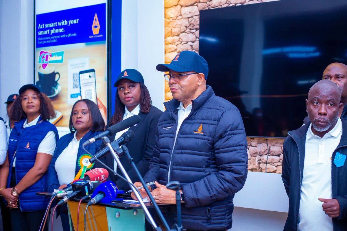 BankofZambia's tweet photo. ICYMI: Watch Governor, Dr. Denny Kalyalya’s presentation on the country’s Gross International Reserves during a Media Tour of the #BoZ Pavilion at the ongoing Zambia International Trade Fair (ZITF) in Ndola: https://t.co/aWAFnPFBPs 
BoZ at ZITF Highlights: https://t.co/5u8e0Ekm3t https://t.co/kjYP7qqNeV