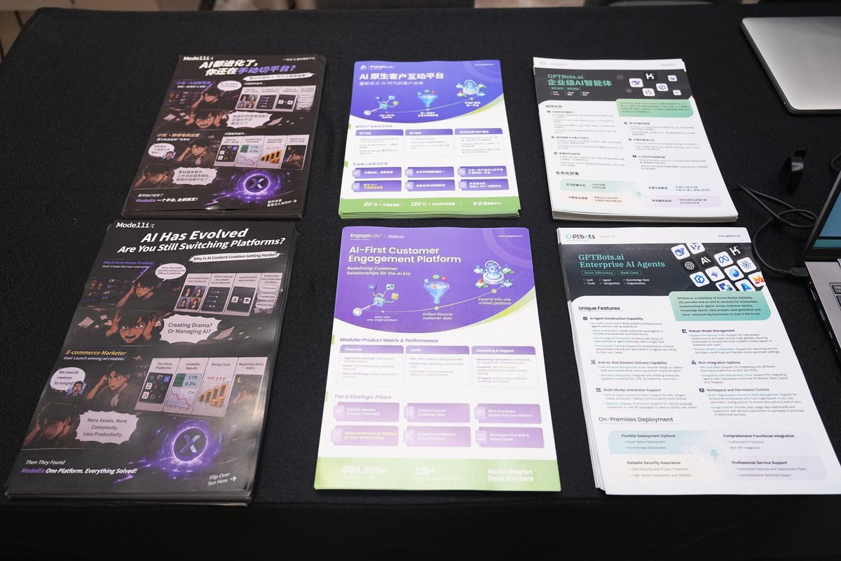 EngageLab_'s tweet photo. Live from MarTech Hong Kong! 🇭🇰

Stop by the EngageLab booth to see our AI-First Customer Engagement Platform in action.

Come say hi, grab a free cardholder gift 🎁, and let’s chat about scaling your multi-channel communication!

#EngageLab #MarTech #HongKong https://t.co/6uYMPTnCs3
