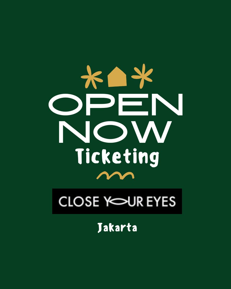 goldenticketing's tweet photo. ✮ OPEN TICKETING ✮

𝟐𝟎𝟐𝟔 𝐂𝐋𝐎𝐒𝐄 𝐘𝐎𝐔𝐑 𝐄𝐘𝐄𝐒 𝟏𝐒𝐓 𝐓𝐎𝐔𝐑 [𝐁𝐄𝐘𝐎𝐍𝐃 𝐘𝐎𝐔𝐑 𝐄𝐘𝐄𝐒] 𝐢𝐧 𝐉𝐚𝐤𝐚𝐫𝐭𝐚

📅 30 August 2026
📍 Hall Basket GBK Senayan, Jakarta
💸 Fee: start from 250k/tix (dp 50k/tix)
✮ open for gensales

order > https://t.co/E3xQu87T2v https://t.co/ABiA6sJB6X