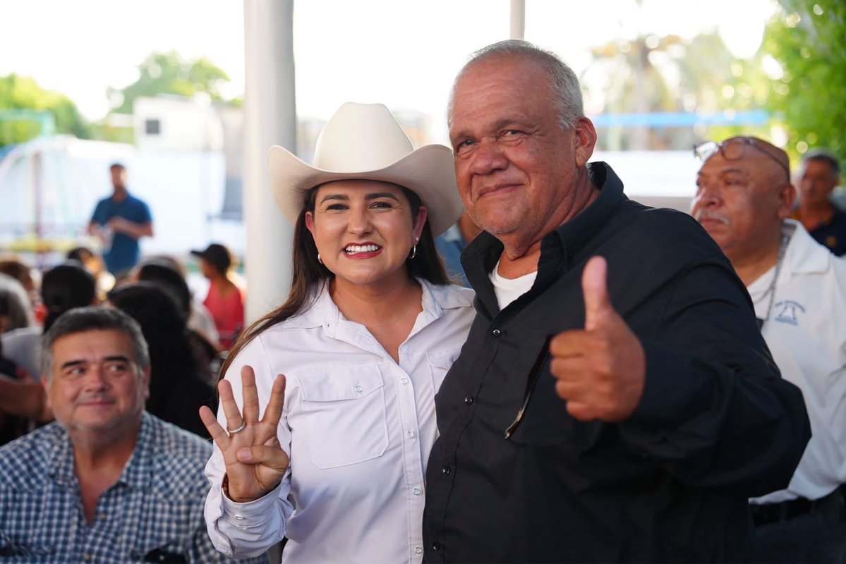 CelidaLopezc's tweet photo. Mientras más recorremos Sonora, más nos conectamos con su gente. 
Este encuentro en Empalme nos confirma que la Cuarta Transformación tiene quién la defienda. #ConElPuebloTodo https://t.co/8P9Iedq7EK
