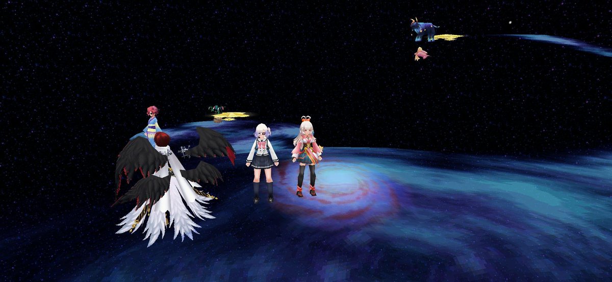 AssunnaIruna's tweet photo. Pics with MC Sarah &amp; Iruna Players on Milky-Way Event and minauly city  ♡♡♡ 
#Bemmo #irunaonline #irunarequest #bemmoshow https://t.co/rydCgTv1LT