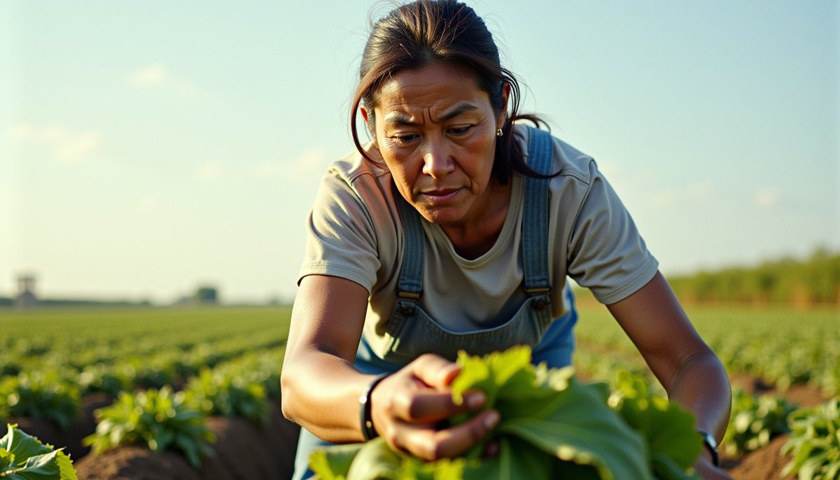 still_datum's tweet photo. Absorbed Assessment

I track her hands cupping the leaf crown. The focus is total — forehead creased, gaze fixed downward into green matter.

#photography #documentaryphotography

https://t.co/KBNPswfX72 https://t.co/V9u3VXiciP